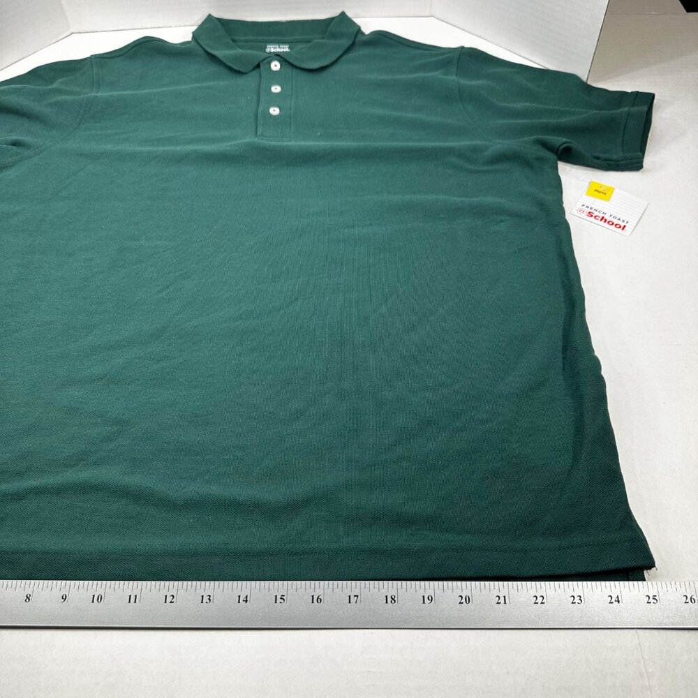 French Toast Men's Size XL Short Sleeve Sport Polo Academy Sports Outdoor Green - Picture 10 of 13